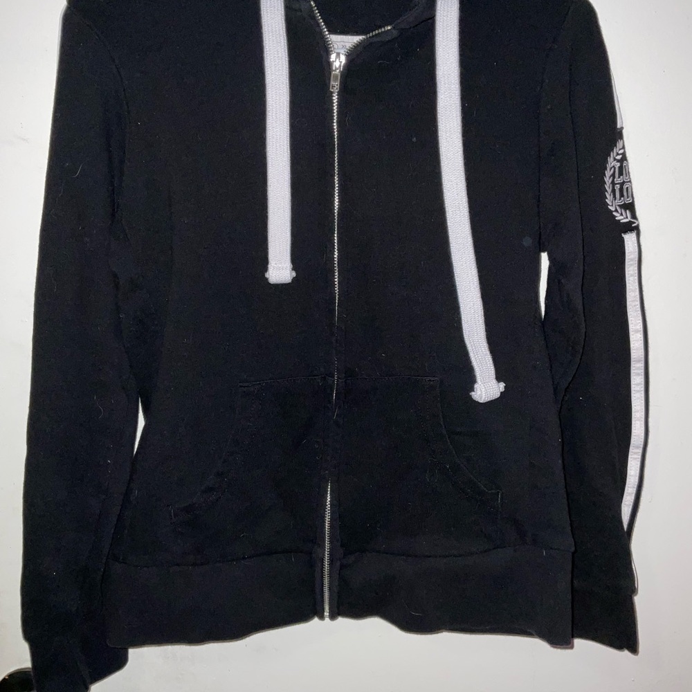 Reflex women’s Love Black Zip-Up Jacket size Large